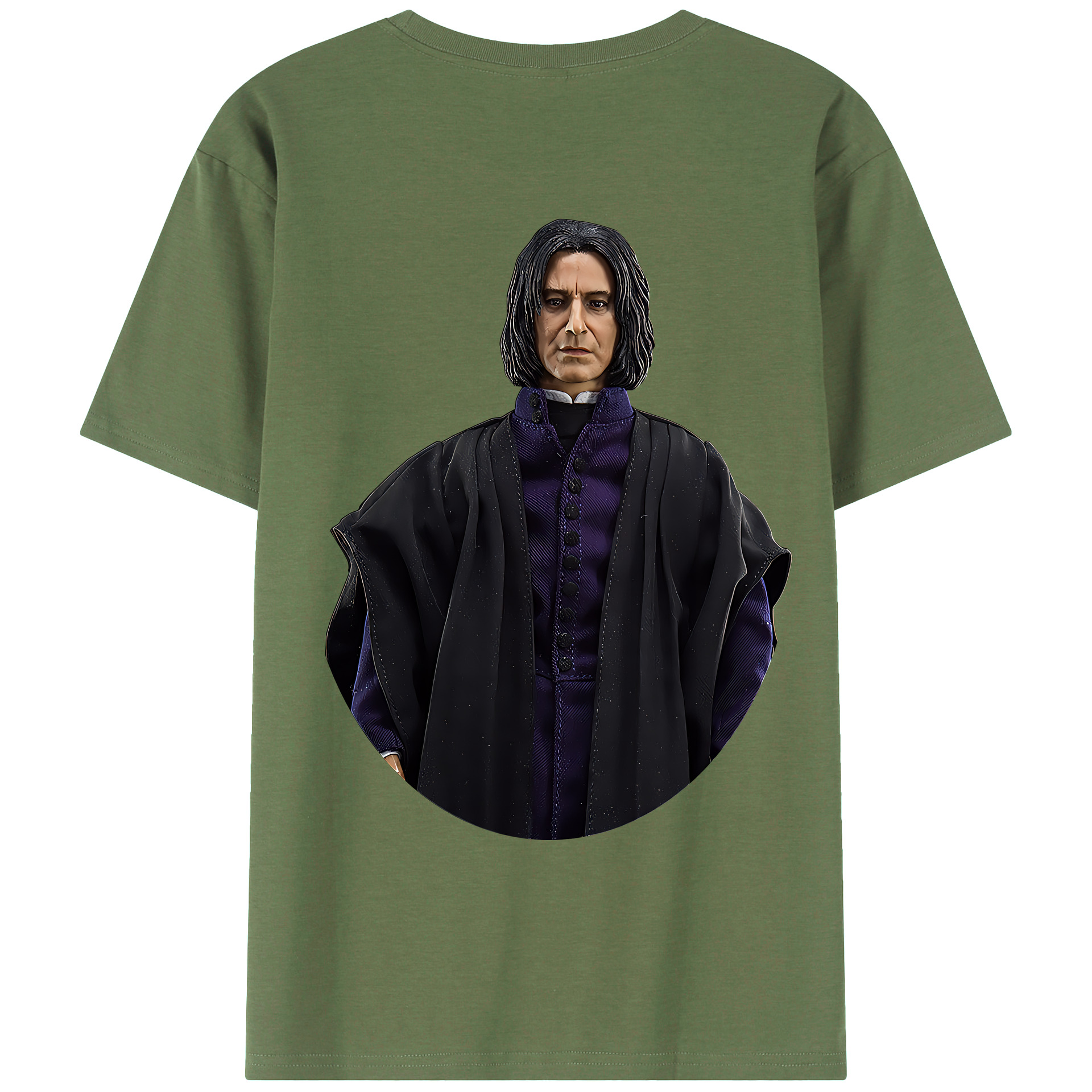 （画像用） Harry Potter ハリー・ポッターシリーズ 綿100％ メンズ半袖Tシャツ（バックプリント） 通気性
